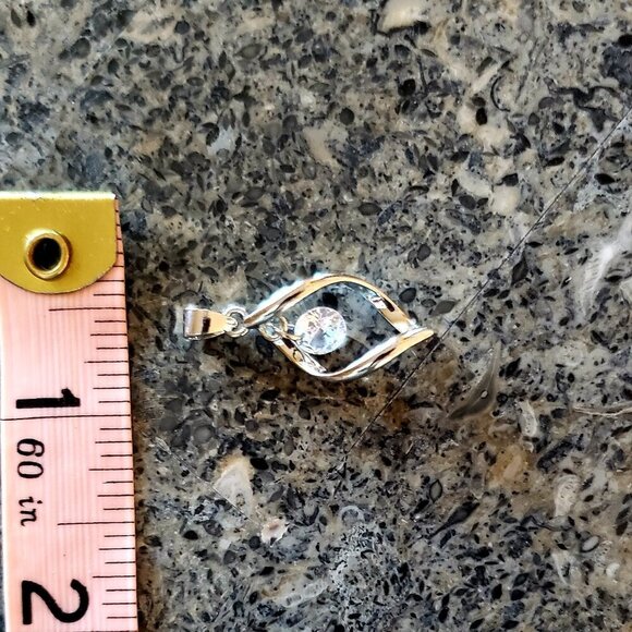 Silver Twist Necklace - Picture 4 of 5